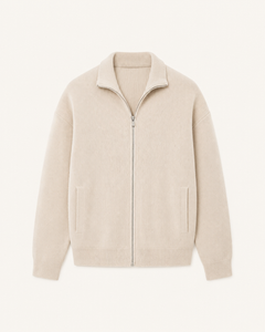 Alessio knit vest in sand, view 1