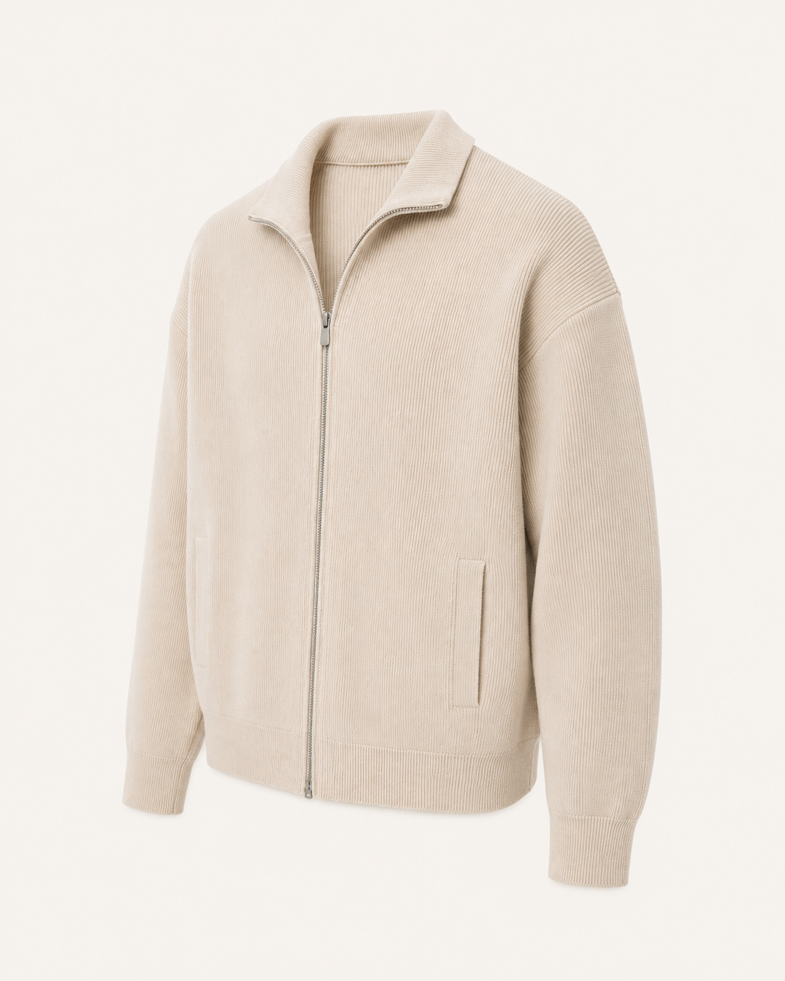 Alessio knit vest in sand, view 3