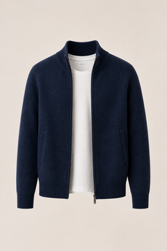 Soren knit set in navy, view 3