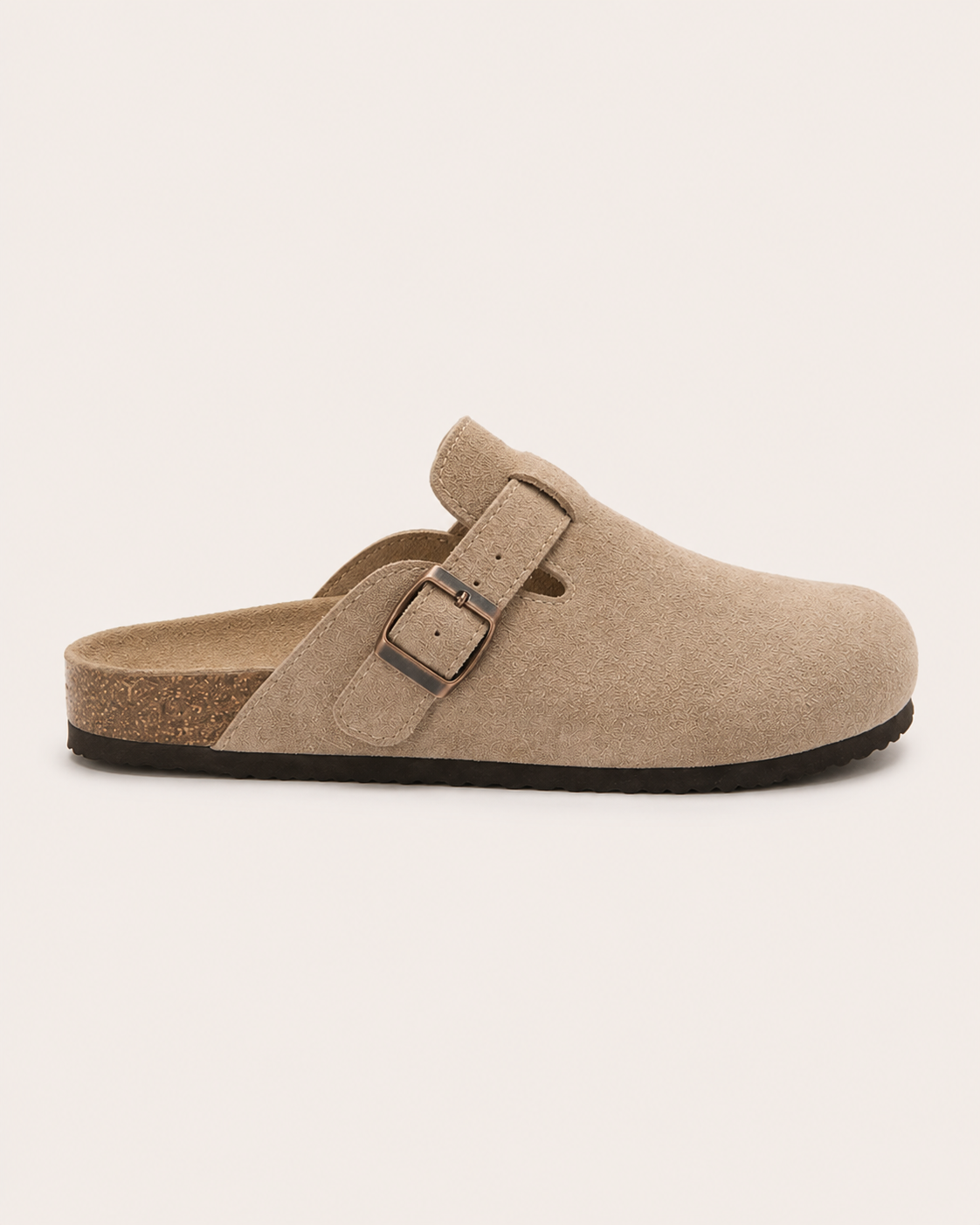 Sorrento suede sandal in beige, view 2