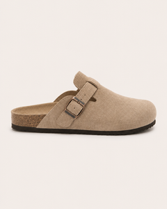 Sorrento suede sandal in beige, view 2