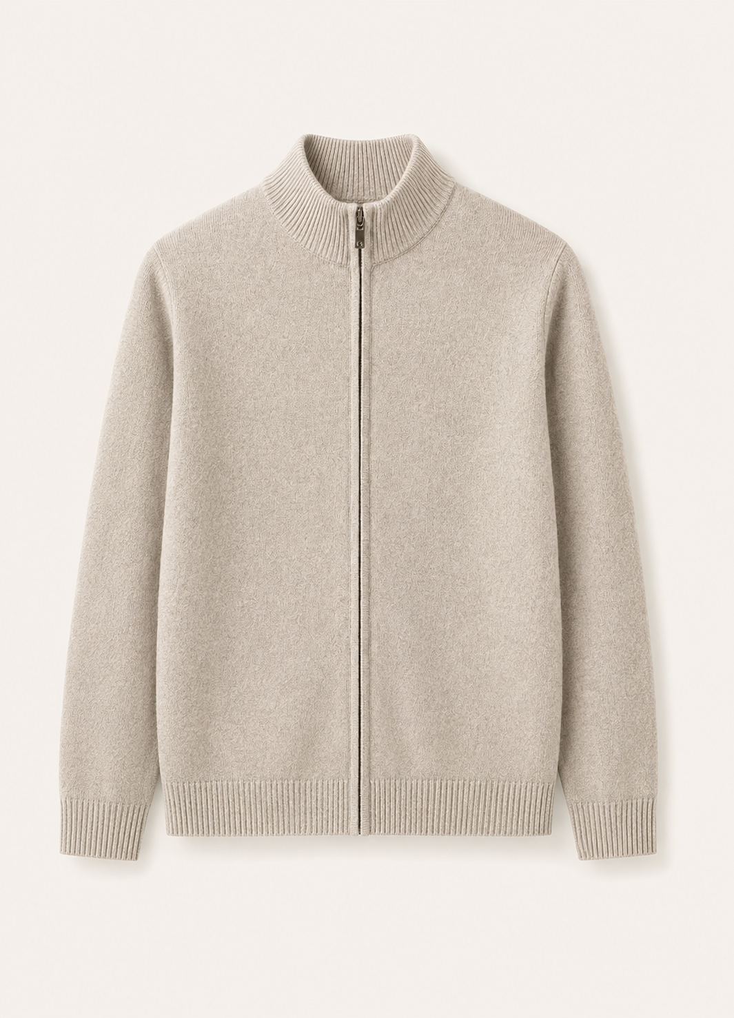 Soren knit vest in beige, view 1