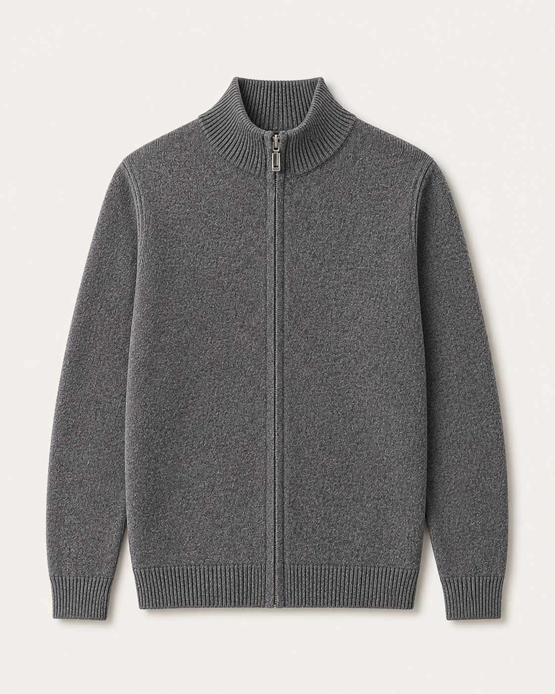 Soren knit vest in grey, view 1