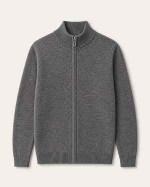 Soren knit vest in grey, view 1