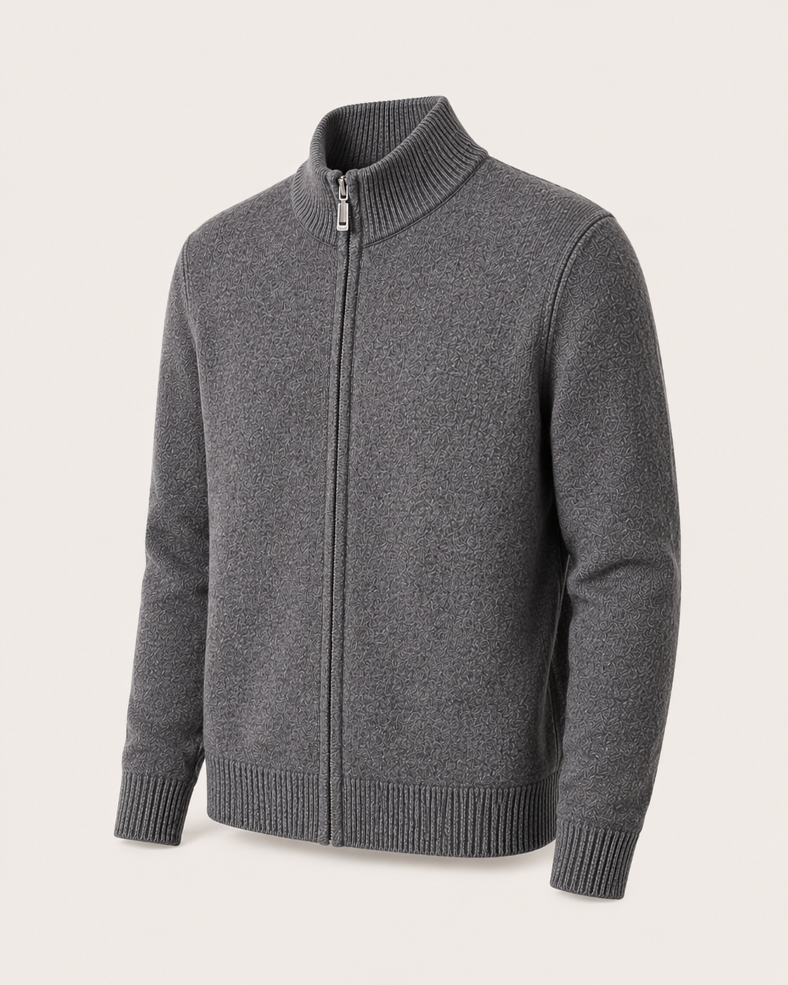 Soren knit vest in grey, view 3