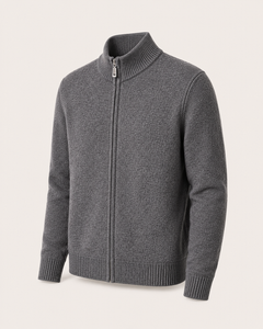 Soren knit vest in grey, view 3