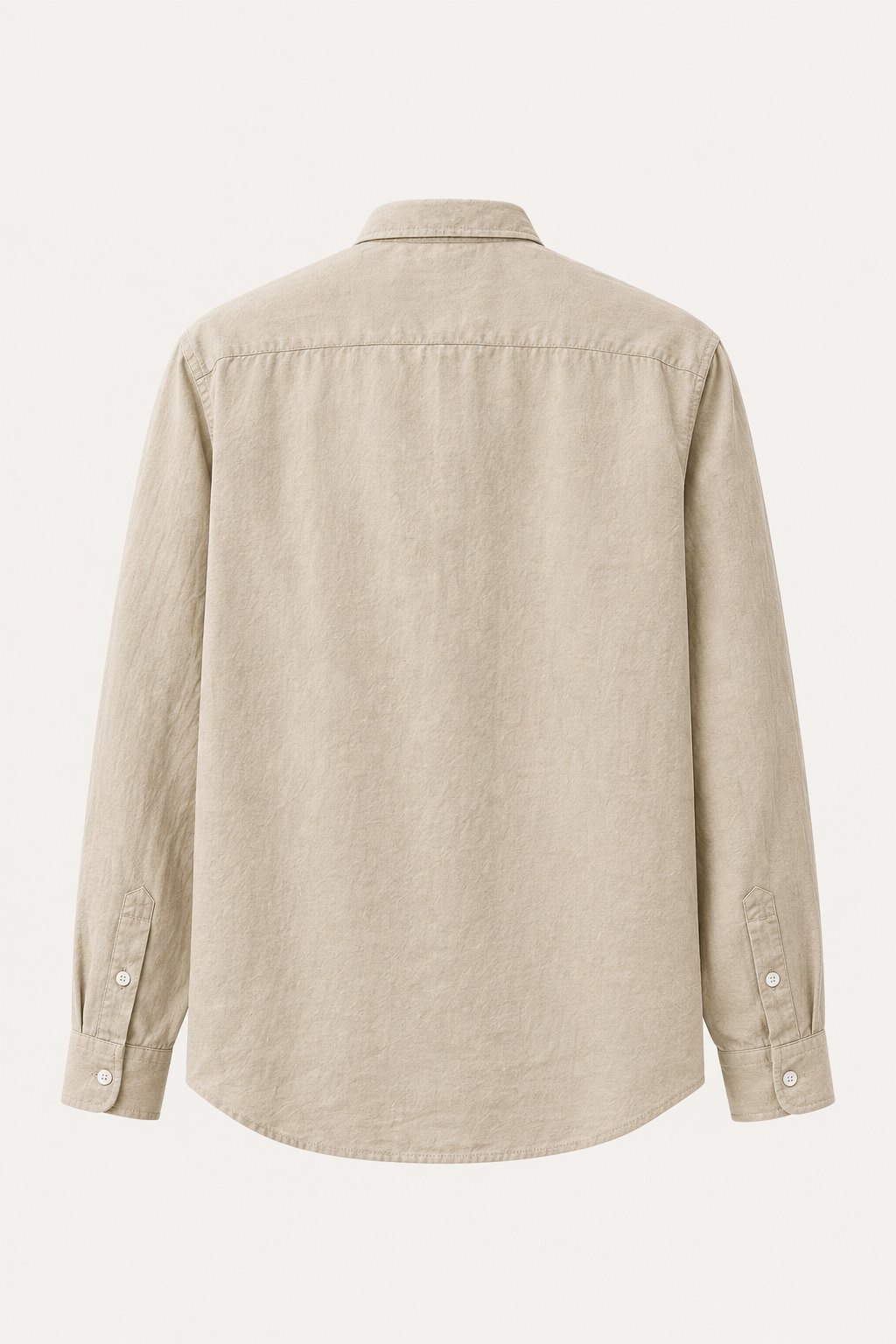 Elian linen overshirt in sand, view 4