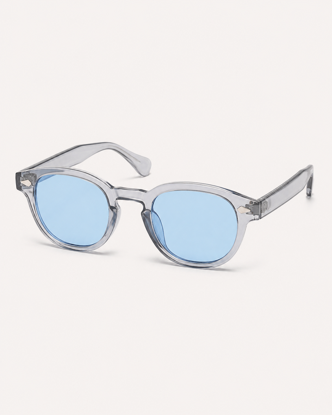 Arden sunglasses in crystal blue, view 1