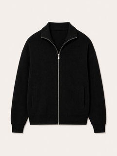 Alessio knit vest in black, view 1
