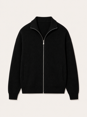 Alessio knit vest in black, view 1