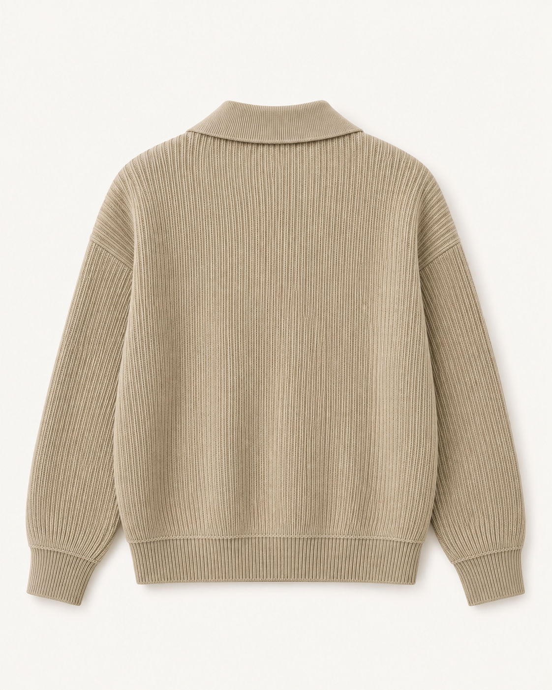 Loren Knit Half-Zip | Khaki