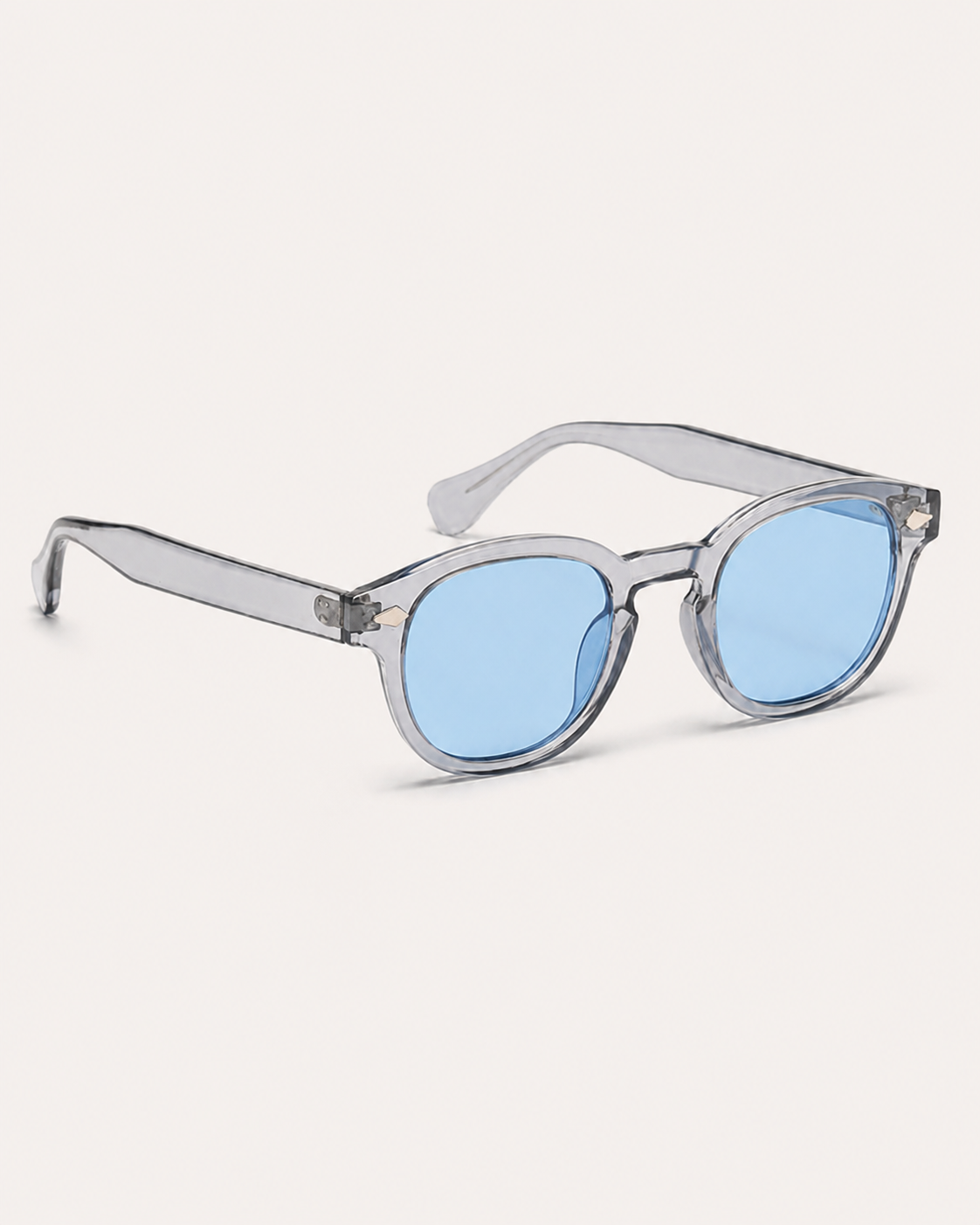Arden sunglasses in crystal blue, view 3
