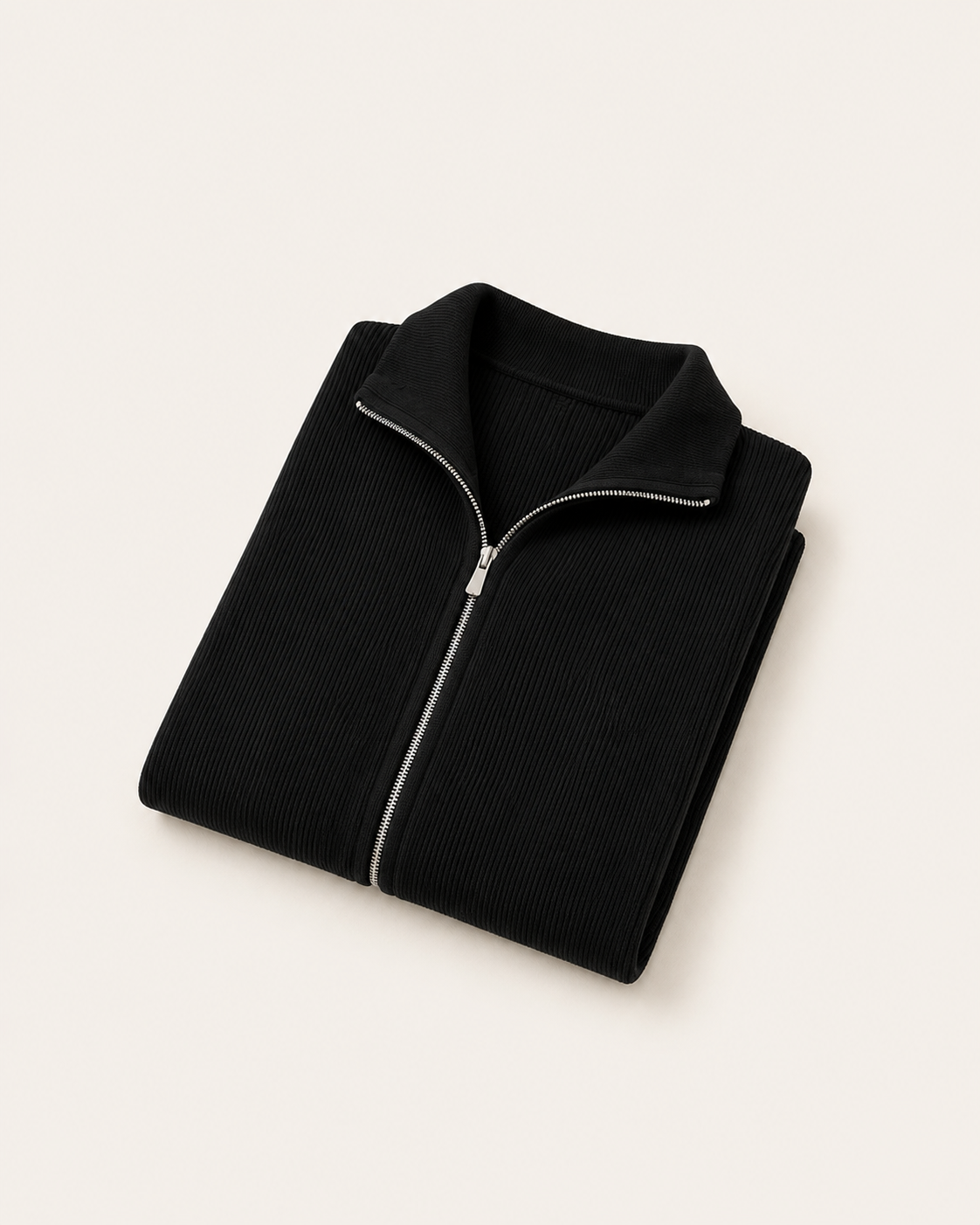Alessio knit vest in black, view 3