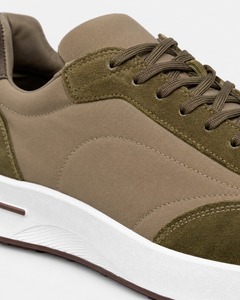Milano Runner sneaker in khaki, view 1
