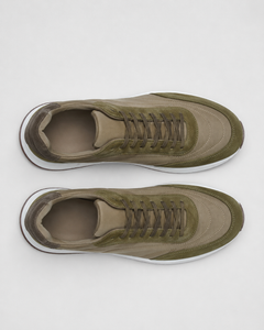 Milano Runner sneaker in khaki, view 2