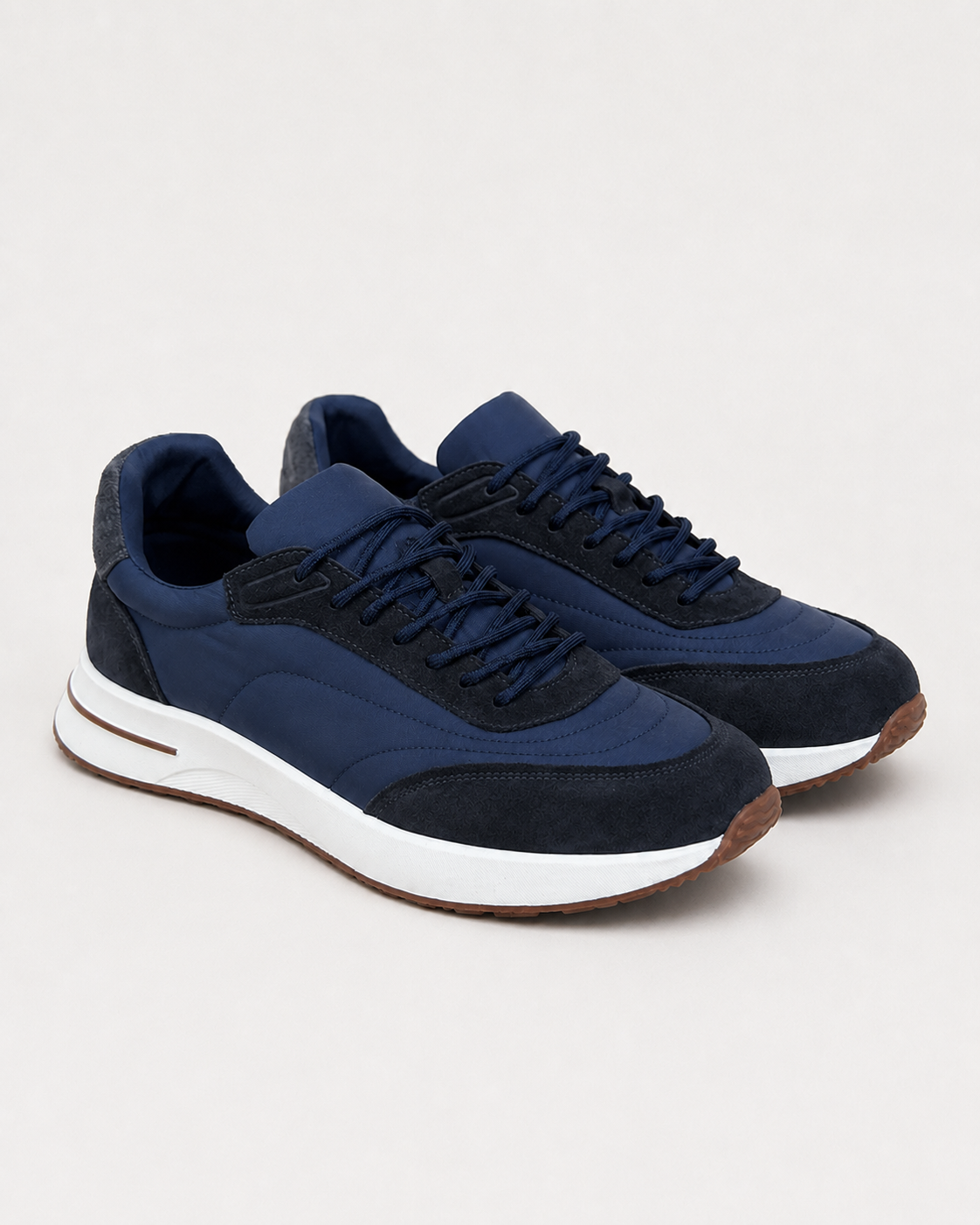Milano Runner sneaker in navy, view 1