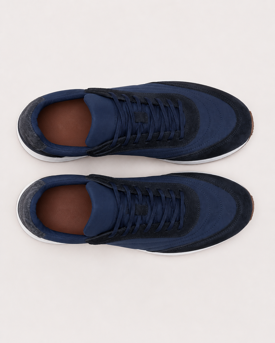 Milano Runner sneaker in navy, view 3