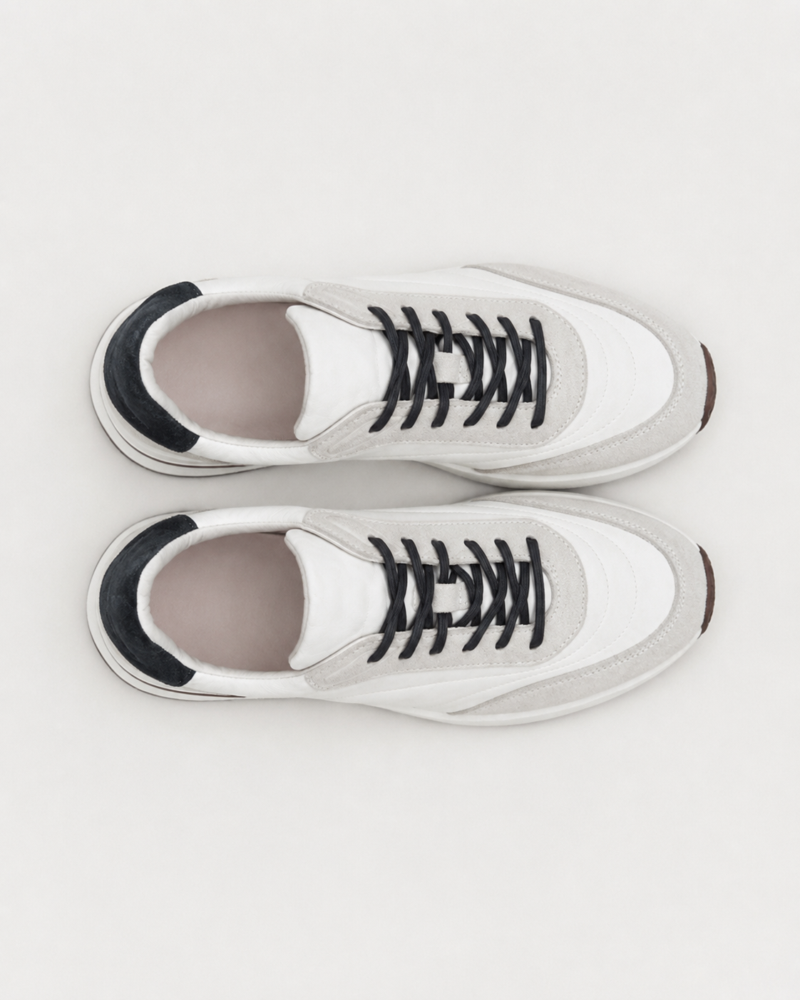 Milano Runner sneaker in white, view 4